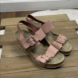 Mephisto Women's Lissandra Old Pink Nubuck Wedge